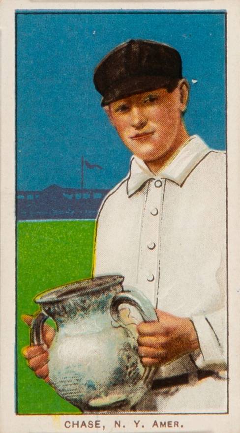 1909 White Borders Cycle 460 Chase, N.Y. Amer. #82 Baseball Card